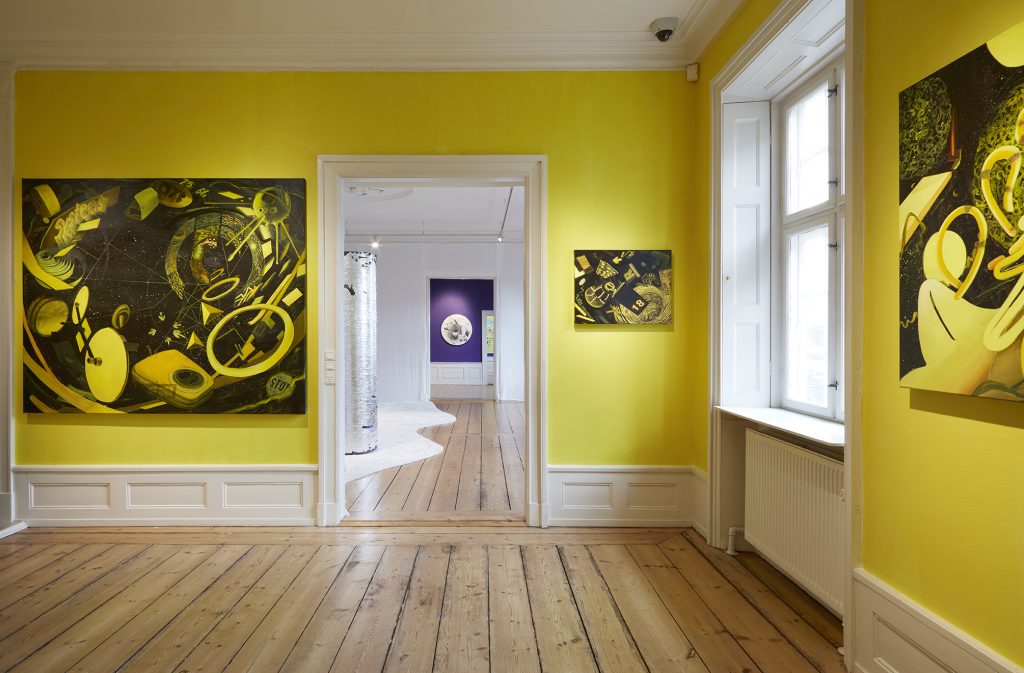 Installation view 'The Yellow room'